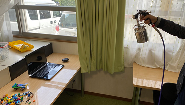 抗菌施工 テニフルTT